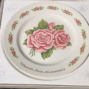 Floral Anniversary Plate